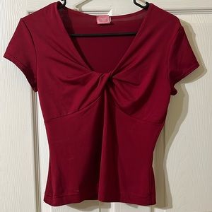 Womens twist front top